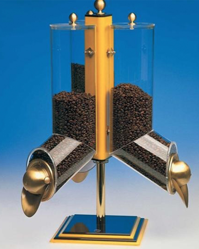 Rotating System Plexi Coffee Dragee Nuts Dispensers