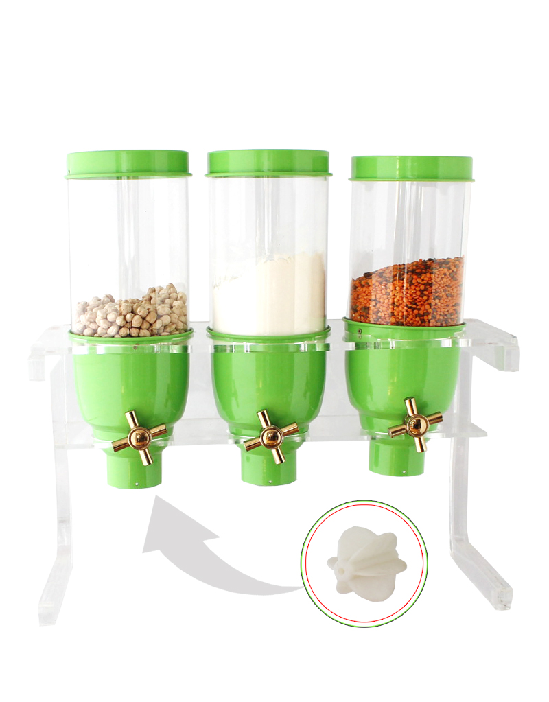 Countertop Cylindrical Plexi Coffee Dragee Nuts Dispensers