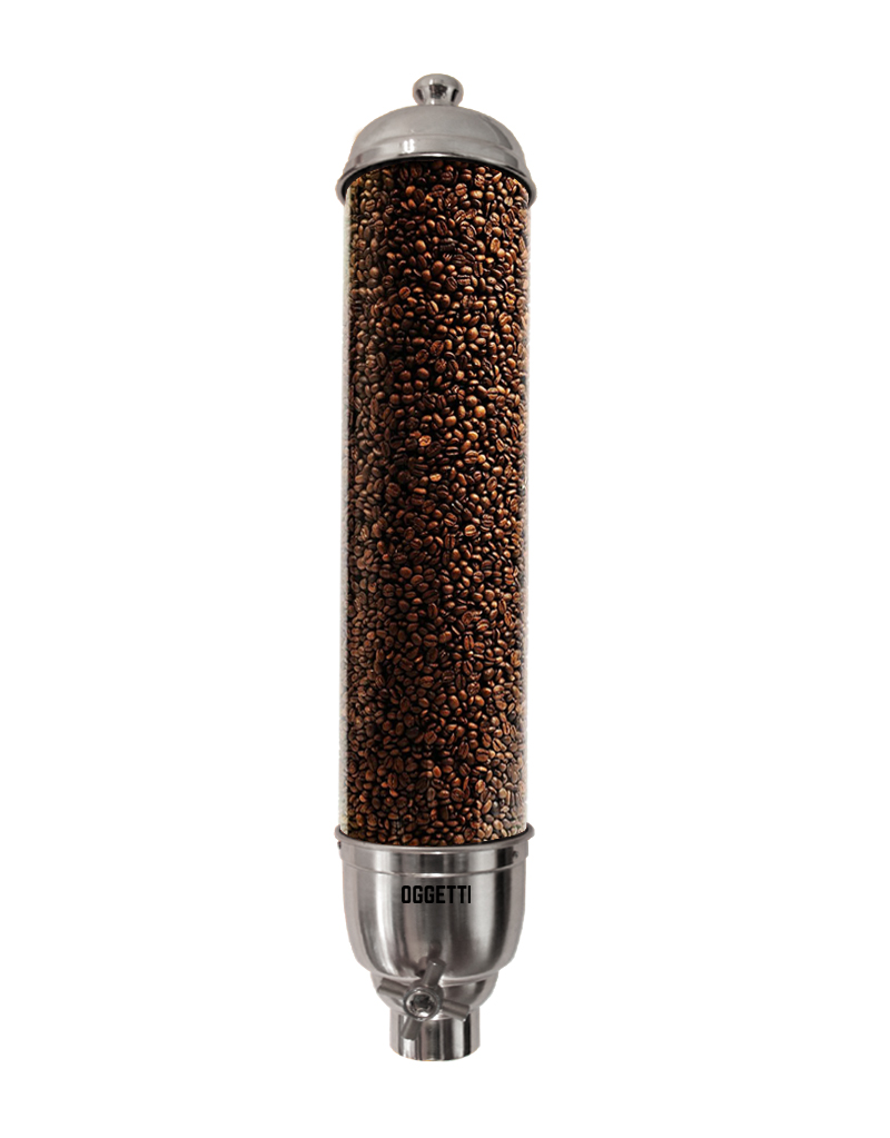 Cylindrical Plexi Coffee Dragee Nuts Dispensers 23