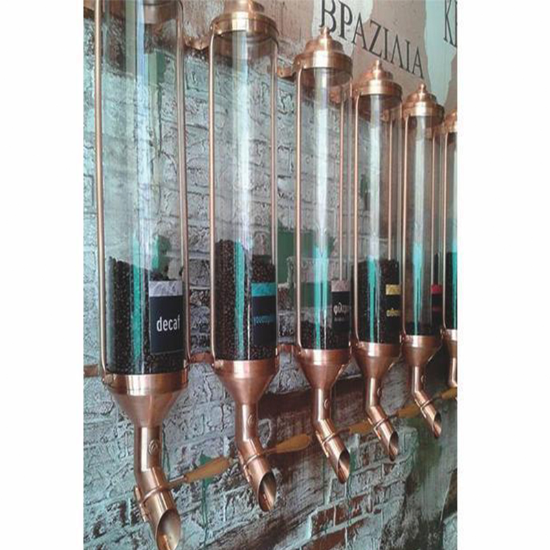 Glass & Cylindric Plexi Copper Covered Dispensers 2